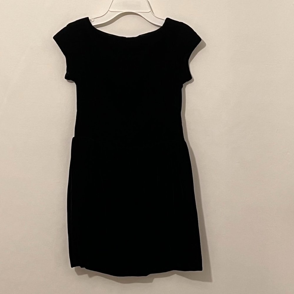 Ralph Lauren Girls Formal Black Velvet Dress size 8